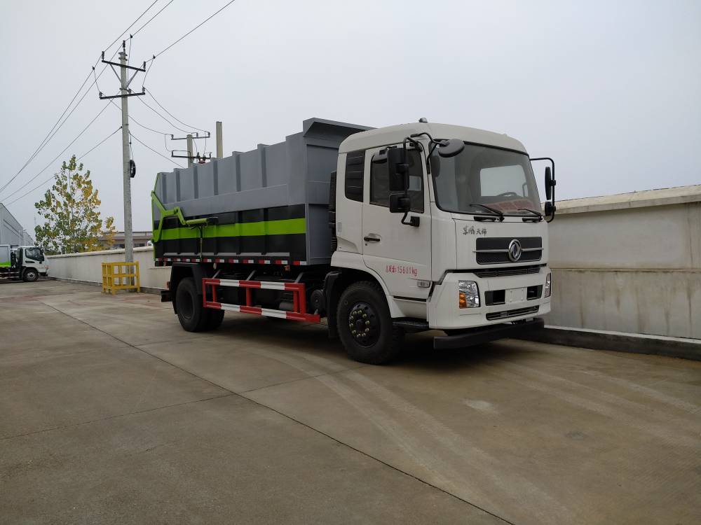 东风天锦建筑垃圾车 专业压缩转运的物流解决方案